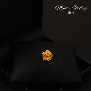 气质立体玫瑰花小领针收领口别针高档气质花朵迷你胸针防走光配饰