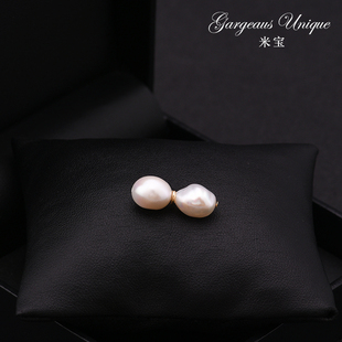 原创设计天然珍珠蝴蝶结小扣针领口防走光固定衣服扣西装外套配饰