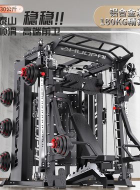 史密斯机综合训练器龙门架健身器材家用深蹲一体架多功能健身器械