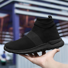 袜子鞋男春夏季高帮男鞋潮鞋男女款休闲男士百搭新款鞋子男运动风