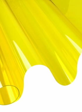 彩色玻璃贴膜窗户贴纸装饰阳台遮光防晒太阳膜透光透明抗蓝光黄色