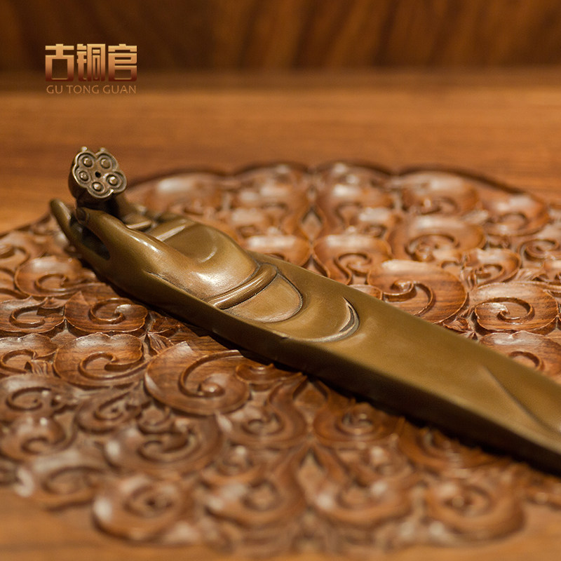 古铜官紫铜香炉手线香炉家用室内复古仿古客厅家居用品檀香炉香插,家居饰品,香薰炉,淘宝优惠券,粉丝福利购,淘宝优惠卷