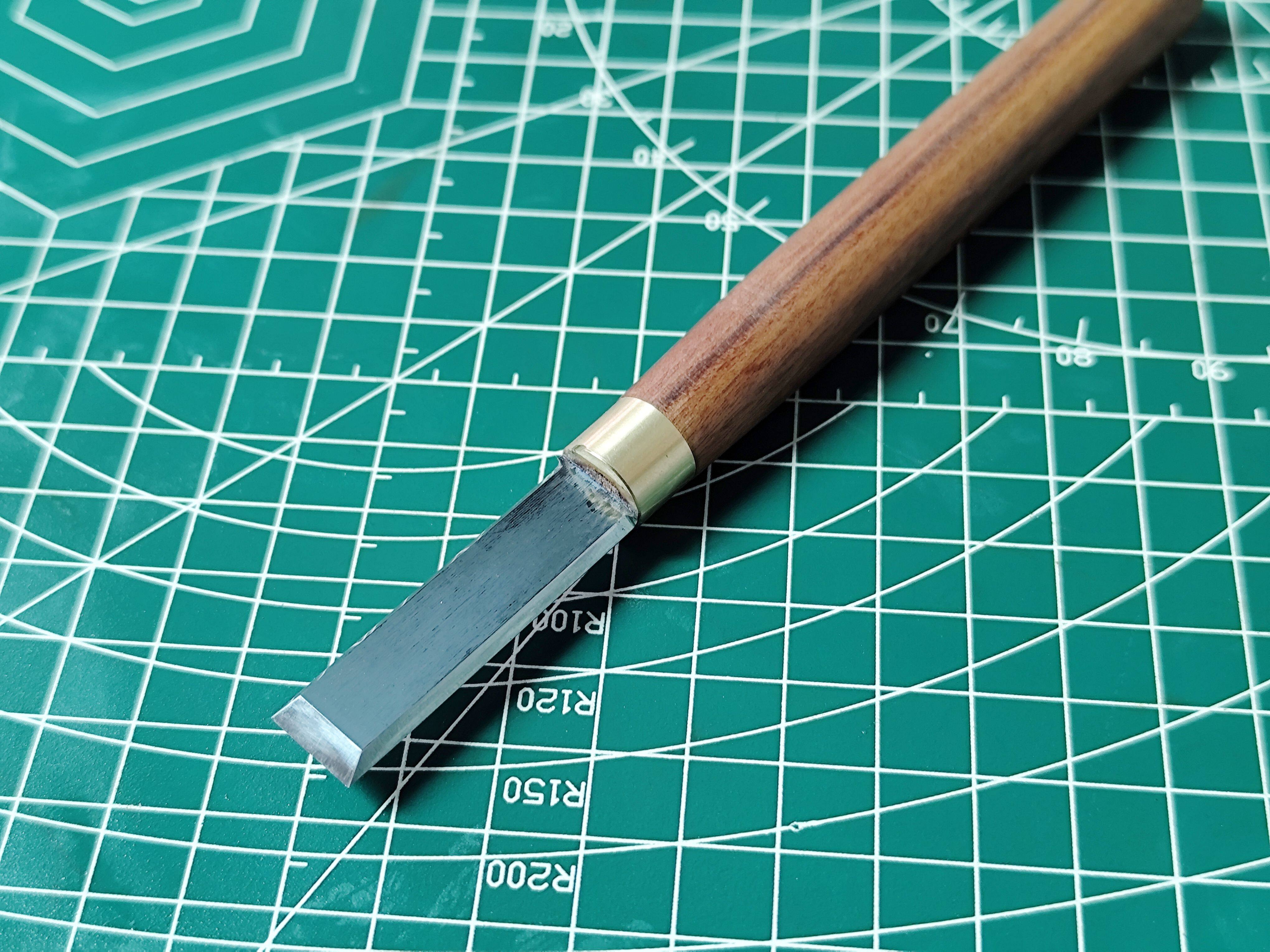 竹雕刀竹雕工具大号平铲刀木雕刀雕刻刀铲平 口 大号平刀老五刻刀