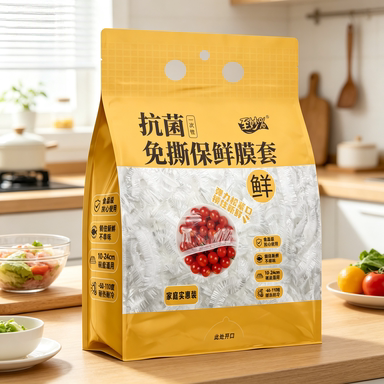 抗菌免撕食品级保鲜膜套