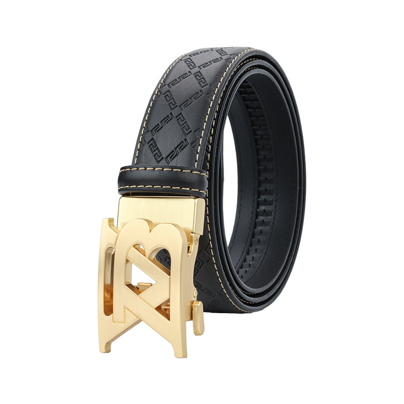 男生皮带年轻人自动扣男款潮流真皮高档品牌美式学生款新款百搭