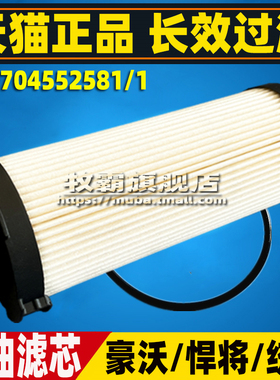 FH21550NN适配豪沃悍将统帅柴油滤芯格FS53060柴滤LG9704552581/1
