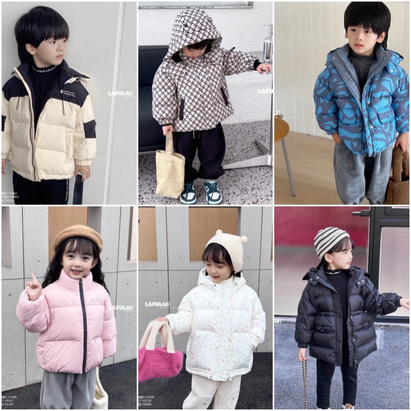 啦芙莱常规加厚男女童羽绒服外套