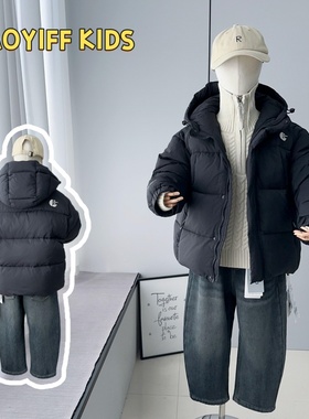 啦芙莱童装2025冬季新款儿童韩版白鸭绒外套男女童保暖羽绒服3591