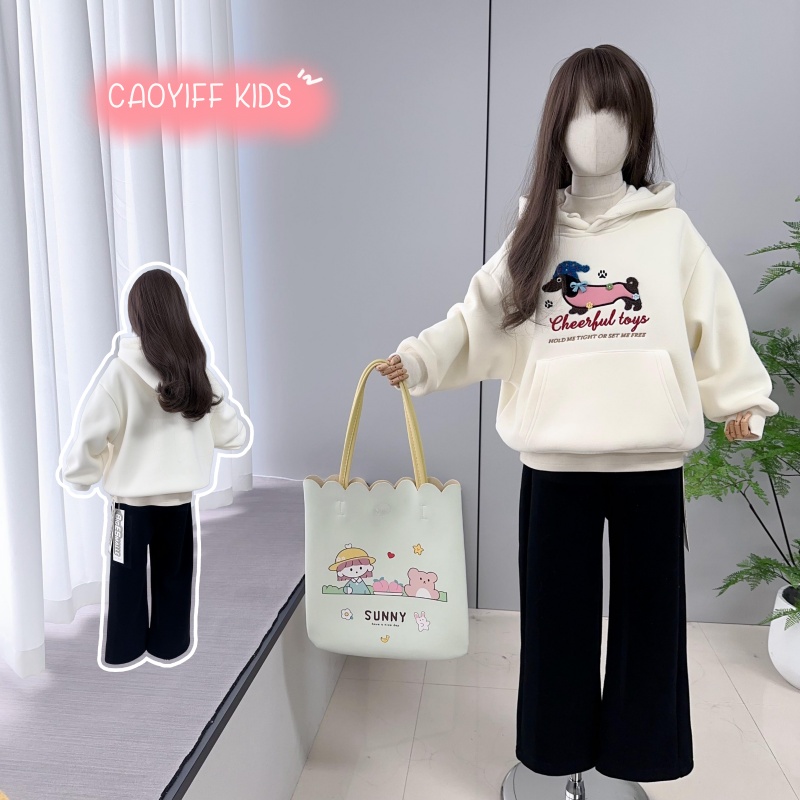 嗨大E小e冬季女童棉韩版卫衣