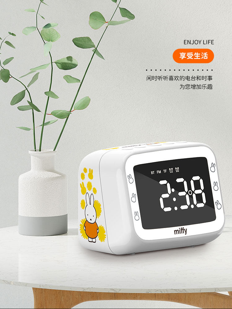 MIFFY MIFFY 2023 새로운 스마트 전자 소형 알람 시계 다기능 디지털 시계 고가 데스크탑 시계 진자 디지털 시간 표시 장치 학생 특별 시계 크리스마스 선물