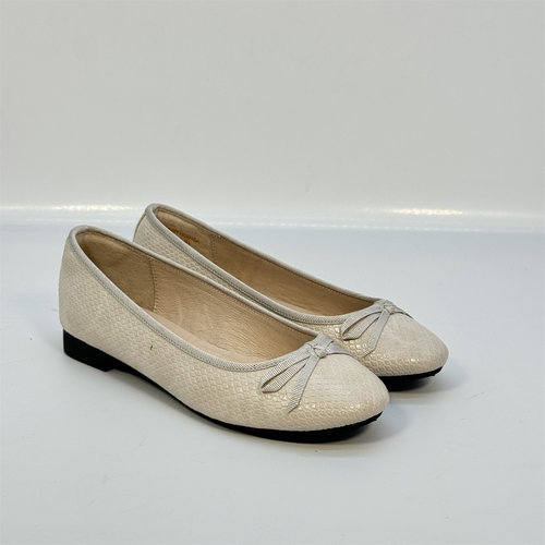 梦飞嫦芭蕾风蝴蝶结平底豆豆鞋