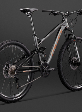 菲利普软尾山地车自行车男款成人单车青少年变速女双减震越野赛车