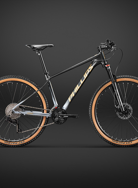 菲利普山地自行车变速成人男女款上班减震青少年油碟越野学生单车