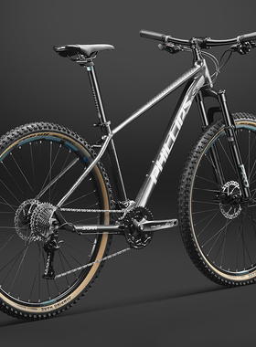 菲利普山地车自行车29英寸双碟刹越野成人单车男女变速铝合金车架