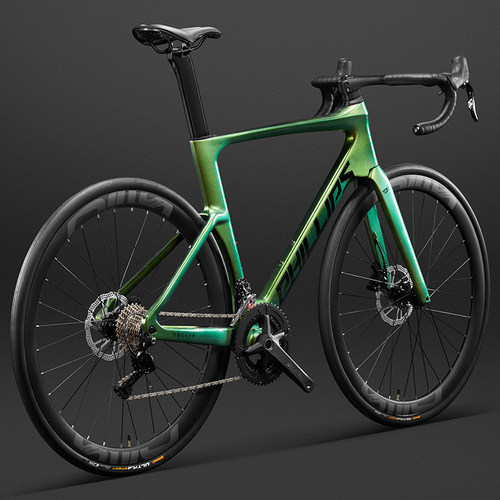 菲利普碳纤维油碟破风公路自行车