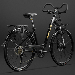 菲利普旅行车自行车长途蝴蝶把男女式 川藏线专业变速公路山地单车