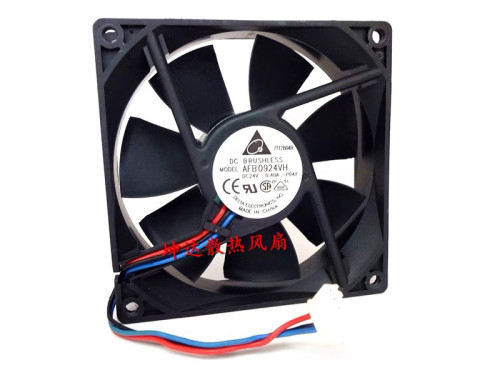 全新台达风机AFB0924VH 9CM/厘米24V9025变频器散热风扇0.40A SH