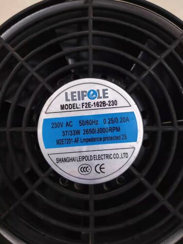 全新上海雷普 22580 220V F2E-260B/162B/320B-230配电箱机柜风扇