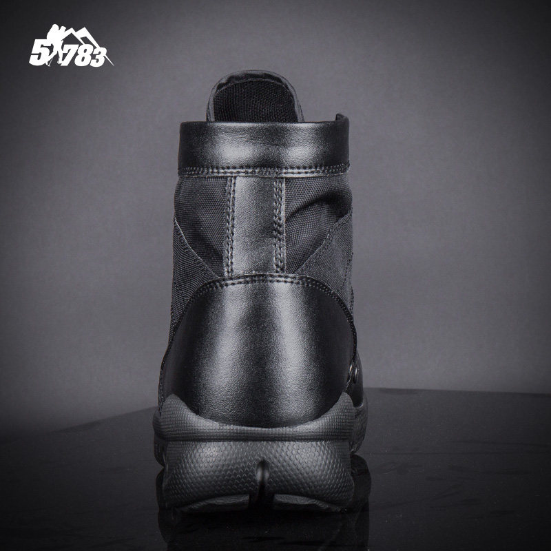 Bottes militaires pour homme - porter - Ref 1399130 Image 4