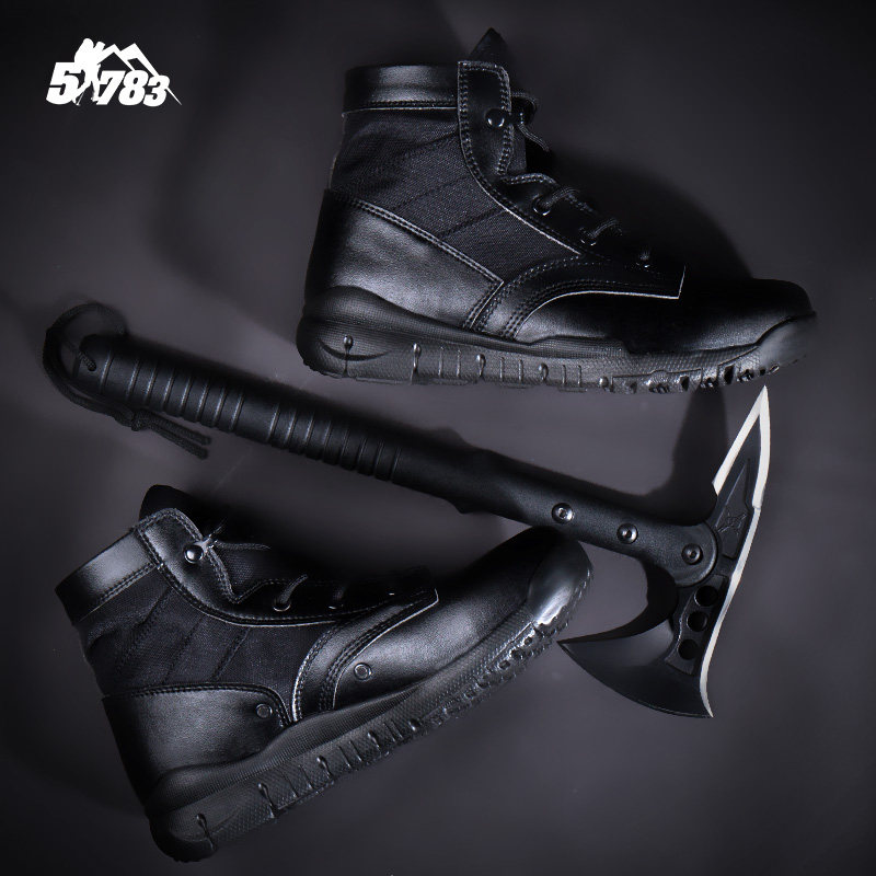 Boots militaires pour homme - porter - Ref 1397974 Image 3