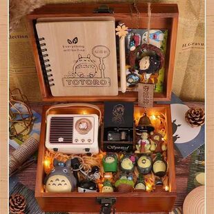 宫崎骏龙猫礼盒创意生日礼物情侣大学女生儿童孩子动漫公仔新年元