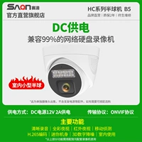 [Источник постоянного тока] Запись в реальном времени｜Полноцветная купольная камера ночного видения, модель B5 (без аксессуаров)