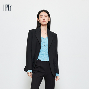 搭配西装 女廓形感风格 商场同款 外套 HPLY荷比俪春秋新款