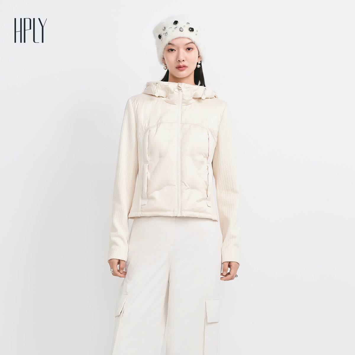 大连帽 夹克版型 拼接设计