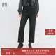 新款 HPLY荷比俪冬季 女复古撞色高腰直筒牛仔裤 商场同款