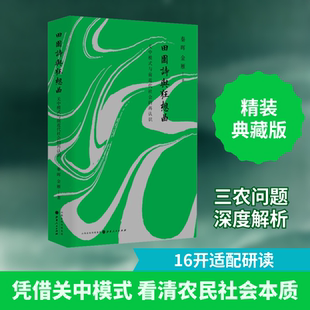 田园诗与狂想曲 关中模式与前近代社会的再认识 山西人民出版社 秦晖,金雁 著 社会科学总论