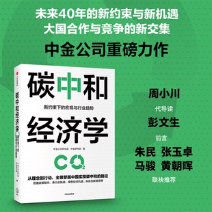 碳中和经济学中金公司研究部，中金研究院中信出版社经济理论