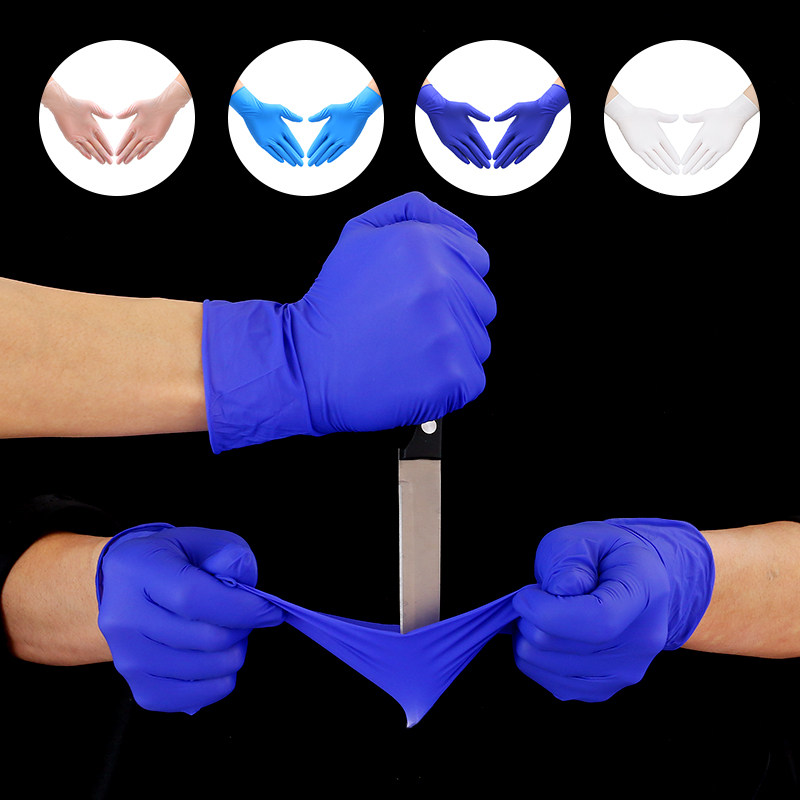 一次性手套橡胶乳胶家务清洁洗碗食品餐饮烘焙防水防油牙科劳保女