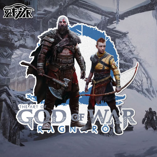 战神5诸神黄昏奎托斯ps5游戏车贴