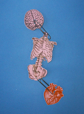 手帐印章「骨bone」骨架骨头骨骼
