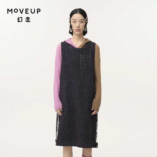 圆领 口袋 留须设计