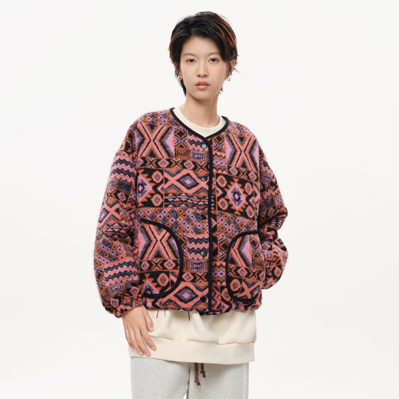 四合扣、贴袋、袖口丈根