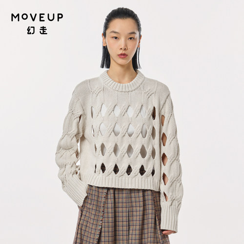 商场短款毛衣Moveup小众