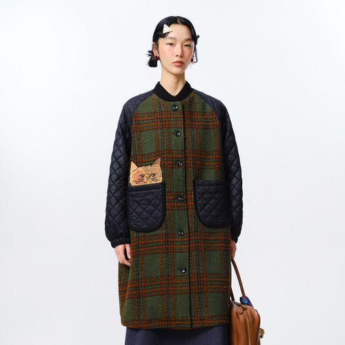 拼接、贴袋、绣花