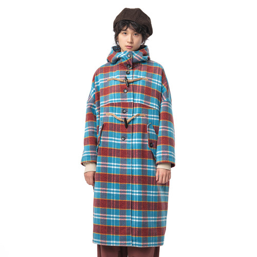 连帽 牛角扣 口袋