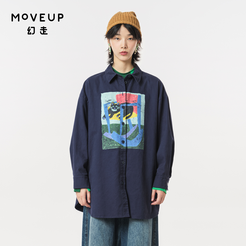 纯棉动物印花Moveup冬季设计师