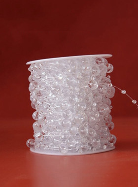 diy30米透明水晶装饰配件挂绳