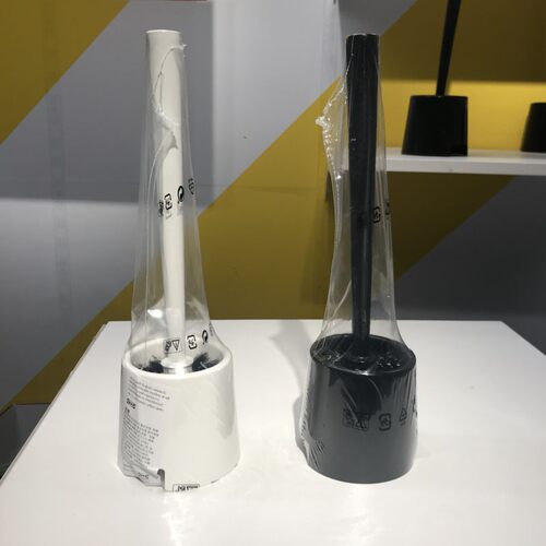IKEA宜家伯蒙马桶刷套装浴室坐便器清洁刷子卫生间洁厕刷洗厕所刷