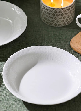 现货正品日本narumi鸣海丝绸白骨瓷米饭碗汤盘深盘餐盘餐碗家用