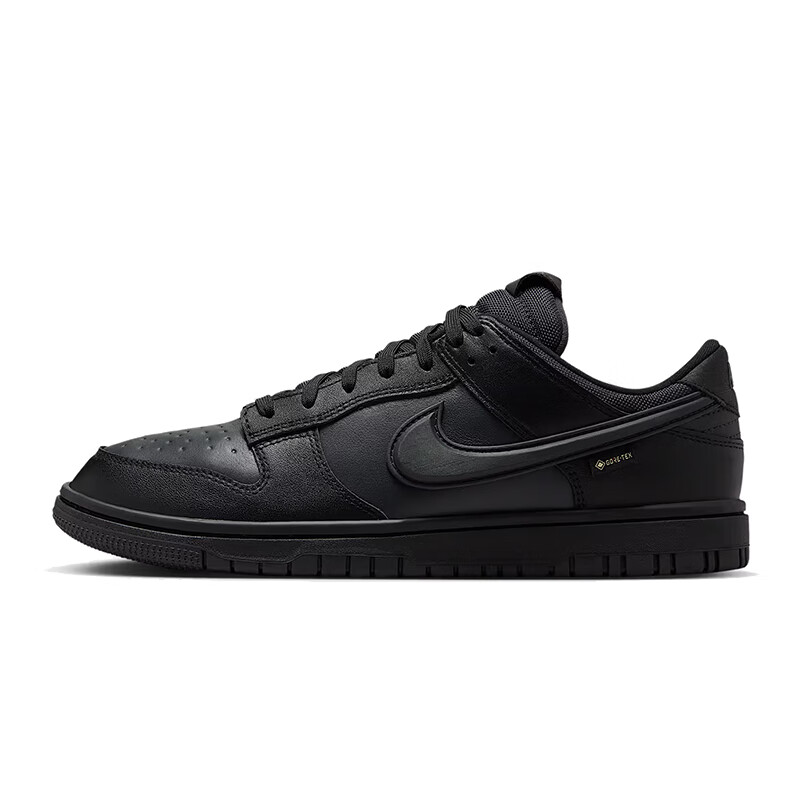 Nike耐克复古风黑色低帮板鞋男防滑耐磨系带运动休闲鞋HQ2053-001