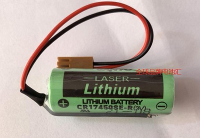三洋SANYO CR17450SE-R 3v锂电池带插头