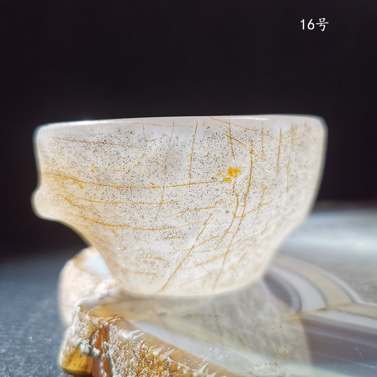 掌柜推荐【一物一图】玛瑙杯子主人茶杯籽料文玩原石玛瑙杯子