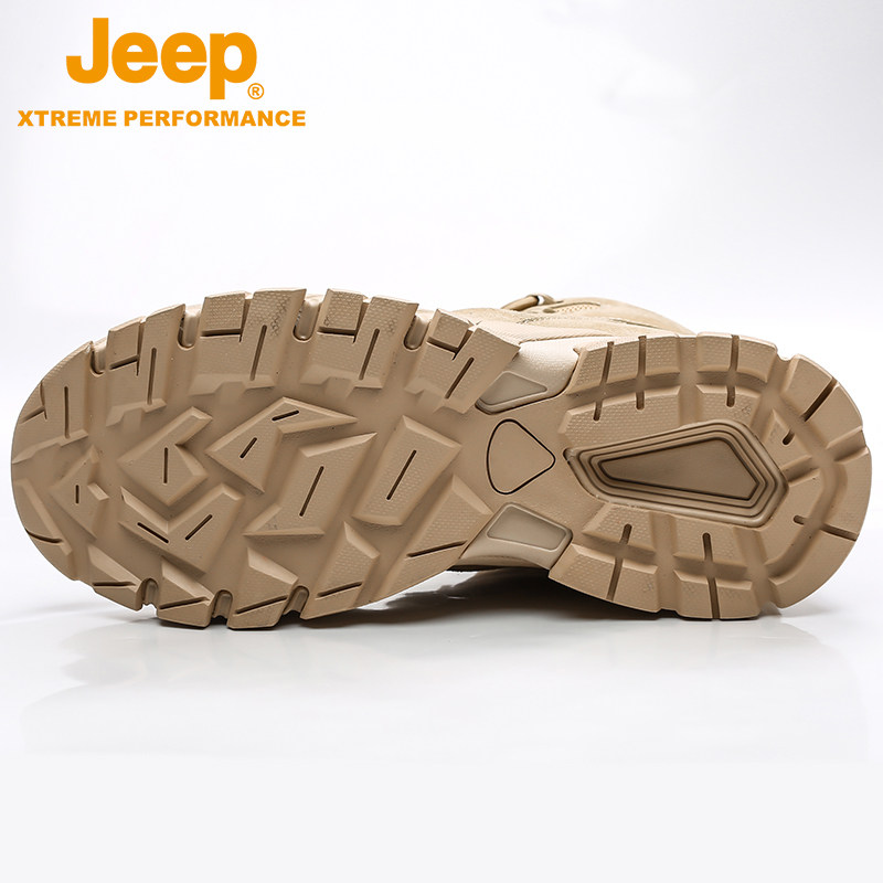 JEEP MENS SHOES WINTER FLEECE THICKENED WARM COTTON SHOES NORTHEAST SNOW BOOTS OUTDOOR SHOES HIGH TOP BOOTS MEN