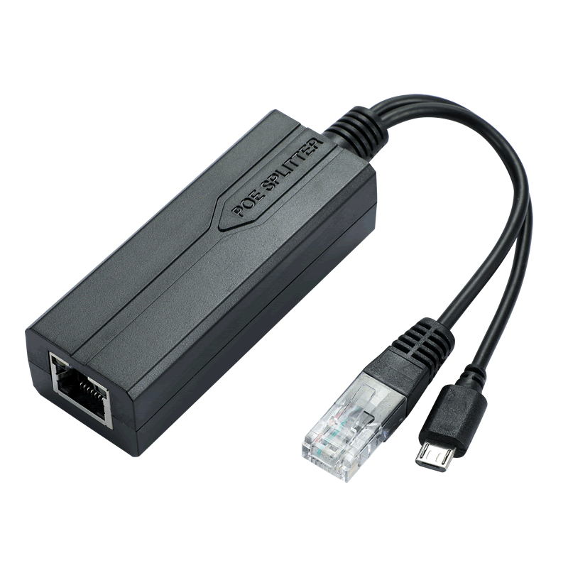 千兆POE分离器48V转5V/USBTYPE-C无线网络摄像头WIFI网线供电监控