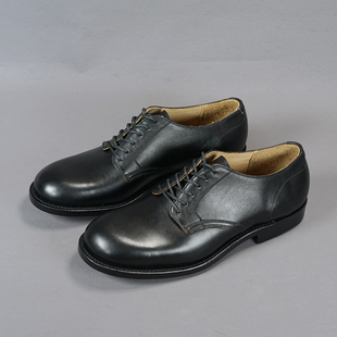 通勤复古皮鞋 履诚 大圆头小牛皮男士 德比鞋 百搭 Classic