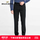 通勤直筒男长裤 加厚保暖商务西裤 中年羊绒混纺休闲西裤 布兰施男士